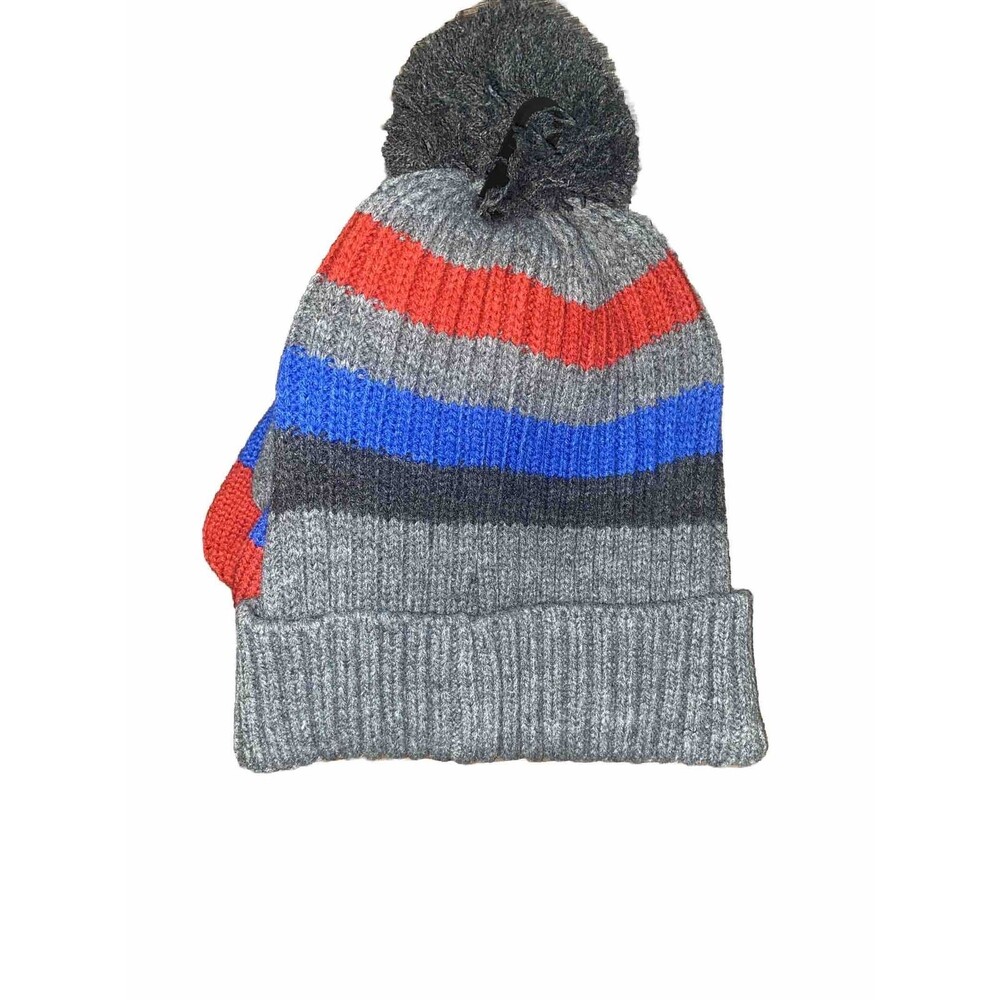 West Loop Boys Winter Hat And Mittens Grey 2T-5T